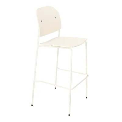 Hoker Barowy MEBLIVA Ravio 75cm, Minimalistyczny Design - Kremowy