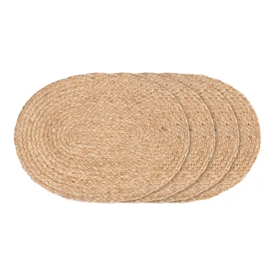Podkładki Pod Talerze MEBLIVA Bombay Juta 35x45cm - Naturalny