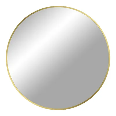 Lustro MEBLIVA Madrid Okrągłe 80 cm, Aluminium - Złote
