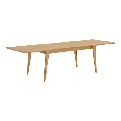 Stół Rozkładany MEBLIVA Darwin Fornir Dębowy 100X240-340 cm - Naturalny