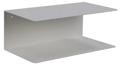 Półka Ścienna MEBLIVA Joliet S, Metal, 35 cm - Biała