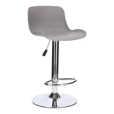 Stołek Barowy MEBLIVA Inge Skandynawski, Regulacja 60-81 cm - Szary