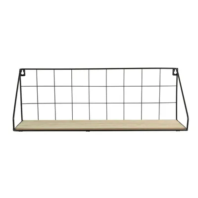 Półka Ścienna MEBLIVA Canard Metalowa Industrialna 45 cm - Czarny