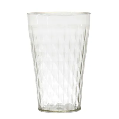 Szklanka MEBLIVA Mirage Plastikowa, Transparentna Z Złotym Brzegiem