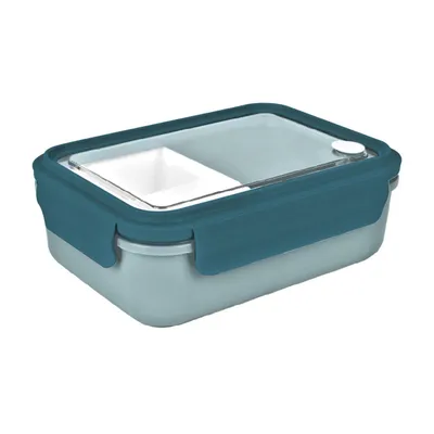 Lunch Box Clip MEBLIVA Pojemnik Do Jedzenia 1,26 l - Niebieski