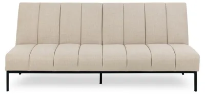 Sofa Rozkładana MEBLIVA Caix, Tkanina, Funkcja Spania - Beżowa