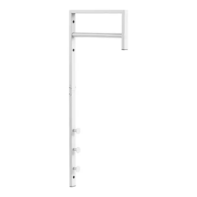 Wieszak Ścienny MEBLIVA Trento, Metal 82 cm - Biały