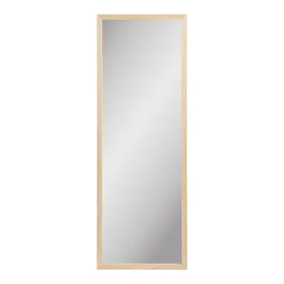 Lustro Ścienne MEBLIVA Scottsdale Naturalne, Drewniana Rama 45x110 cm