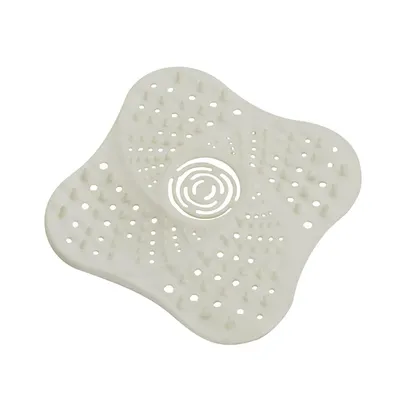 Silikonowe Sitko Do Umywalki MEBLIVA, Średnica 13,3 cm - Białe