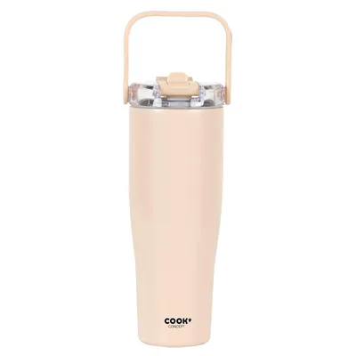 Kubek Termiczny MEBLIVA New York 900ml Metal - Beżowy