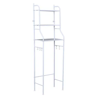 Regał Toaletowy MEBLIVA Nad Sedes, Metal 150 cm - Biały