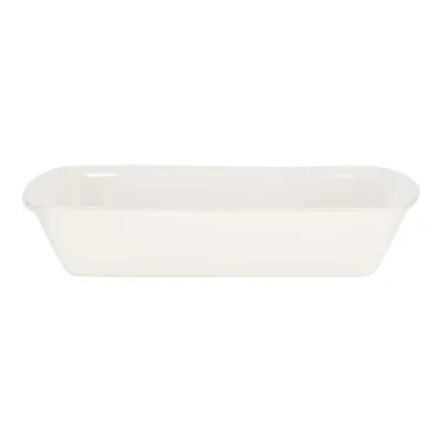 Naczynie Do Zapiekania MEBLIVA Cannelloni, Ceramika 35×21,5 cm - Białe