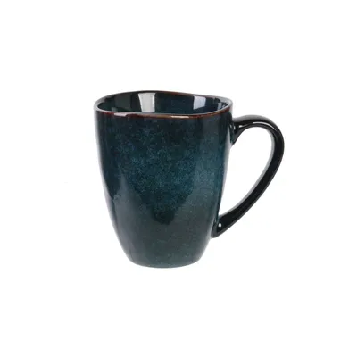 Kubek MEBLIVA Laguna Ceramiczny 300ml Boho - Niebieski