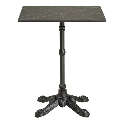 Stół Bistro MEBLIVA 60x60 cm, Marmur Glamour - Szary