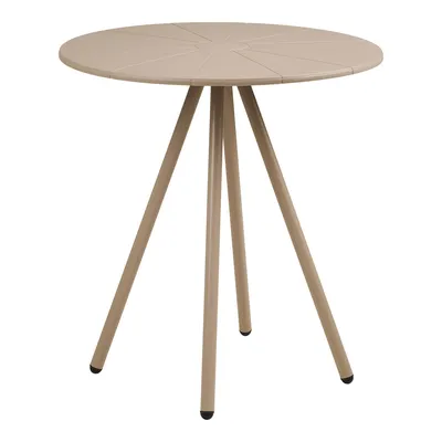 Stół MEBLIVA Barletta Bistro Okrągły 70cm Metal - Taupe