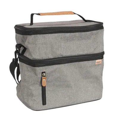 Torba Termiczna Na Lunch MEBLIVA Zippi XL - Szara