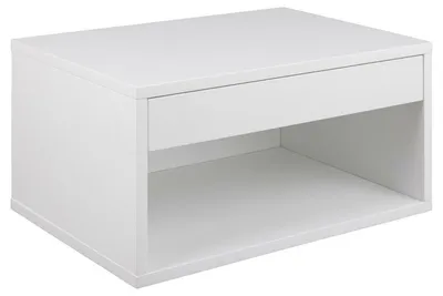 Szafka Nocna MEBLIVA Cholet Wisząca 50 cm - Biała