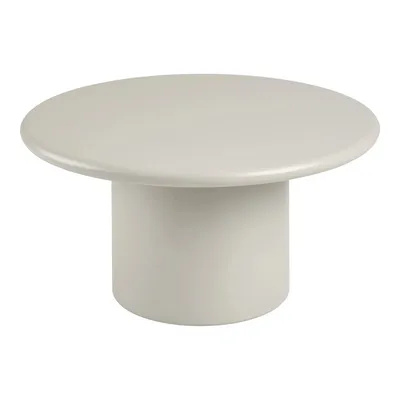 Stolik Kawowy MEBLIVA Nagano Okrągły 80cm MDF - Beżowy