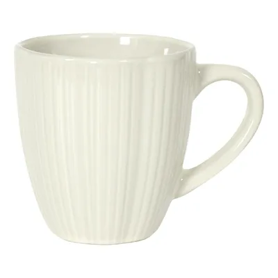 Kubek Calista MEBLIVA Ceramiczny Ryflowany 330ml - Szary