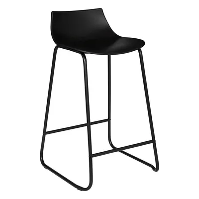 Hoker Barowy MEBLIVA Otac 66cm, Nowoczesny Design - Czarny