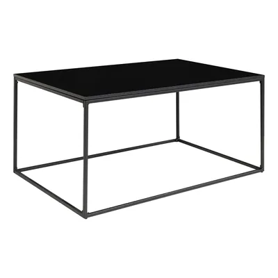 Stolik Kawowy MEBLIVA Vita 60x90 cm, Płyta Wiórowa, Styl Loftowy - Czarny