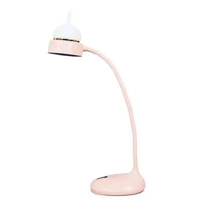 Lampka Na Biurko MEBLIVA Cat LED Tworzywo Sztuczne - Różowy