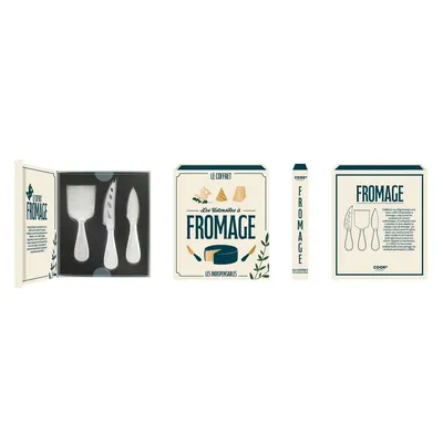 Zestaw Noży Do Sera MEBLIVA Le Coffret, Stal Nierdzewna - Beżowy