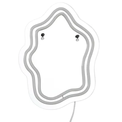 Lustro LED MEBLIVA Z Neonowym Oświetleniem - Lustrzany