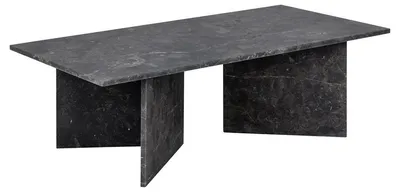 Stolik Kawowy MEBLIVA Vega Marmur 140x70 cm - Brązowy