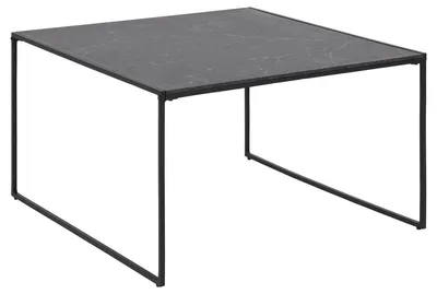 Stolik Kawowy MEBLIVA Infinity 80x80, Nowoczesny, Czarny