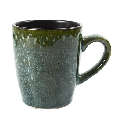 Kubek Ceramiczny MEBLIVA Elia 300 ml, Nowoczesny Design - Zielony