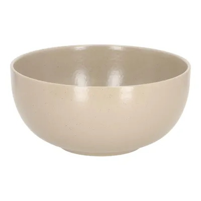 Miska Do Sałatek MEBLIVA Gomera Ceramiczna 25 cm - Beżowa