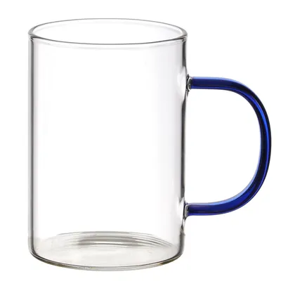 Szklanka MEBLIVA Coloured Szkło Minimalistyczne 300ml - Niebieski