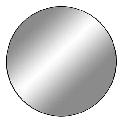 Lustro MEBLIVA Jersey Okrągłe, Nowoczesne, Średnica 80 cm - Czarne