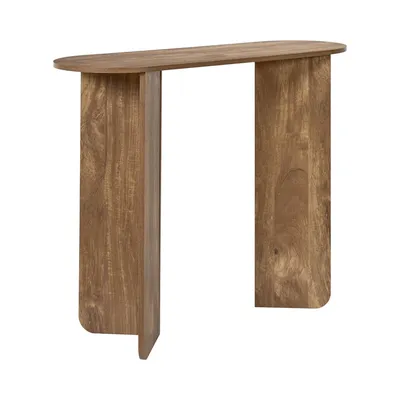 Konsola MEBLIVA Hermiona Klasyczna 100 cm - Brązowa