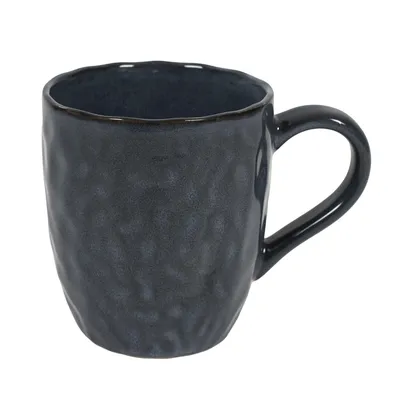 Kubek Ceramiczny MEBLIVA Noyer 330 ml - Glamour - Granatowy