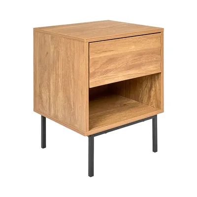 Szafka Nocna MEBLIVA Celia, Japandi 40 cm - Naturalna