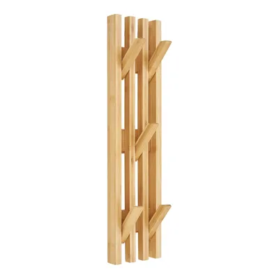 Wieszak Ścienny MEBLIVA Ember Bambusowy 60 cm - Naturalny