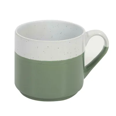 Kubek Jumelle MEBLIVA Ceramiczny 330 ml - Zielony