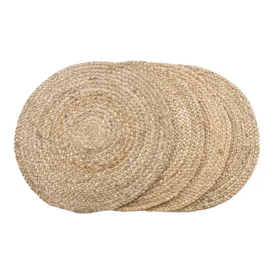 Podkładki Na Stół MEBLIVA Bombay 38cm Juta - Naturalny