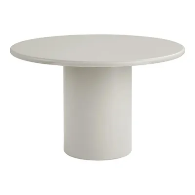 Stół Okrągły MEBLIVA Nagano 120cm, Nowoczesny MDF - Beżowy