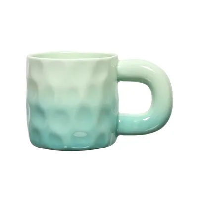Kubek Ceramiczny MEBLIVA Chubby, Szkliwiona Ceramika - Zielony