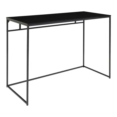 Biurko MEBLIVA Vita Metal Nowoczesne 100x45 cm - Czarny