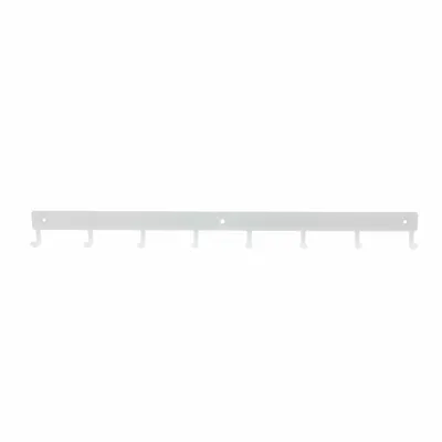 Listwa Hakowa MEBLIVA 60 cm Metalowa, Nowoczesna - Biała