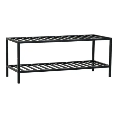 Półka Na Buty MEBLIVA Vita, Metal, Loftowy Styl - Czarny