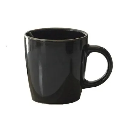 Kubek Ceramiczny MEBLIVA Lisere Dore 400 ml - Czarny