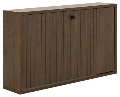 Szafka Na Buty MEBLIVA Albany Wisząca, Minimalistyczna - Dąb Dymiony