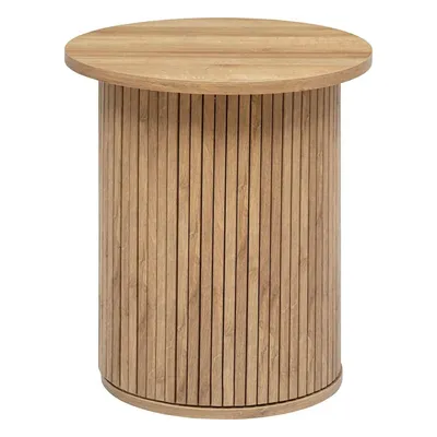 Stolik Kawowy MEBLIVA Colva 45cm MDF Okrągły - Naturalny