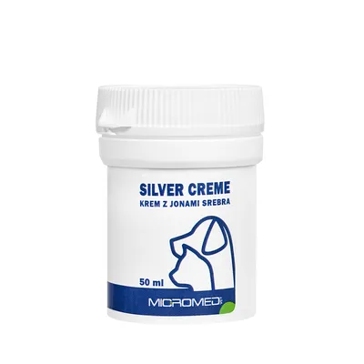 Micromed Vet Silver Creme, Krem Z Jonami Srebra 50ml – Antybakteryjny I Regenerujący Krem Dla Zwierząt