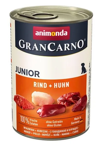 Animonda GranCarno Junior Wołowina + Kurczak 400g